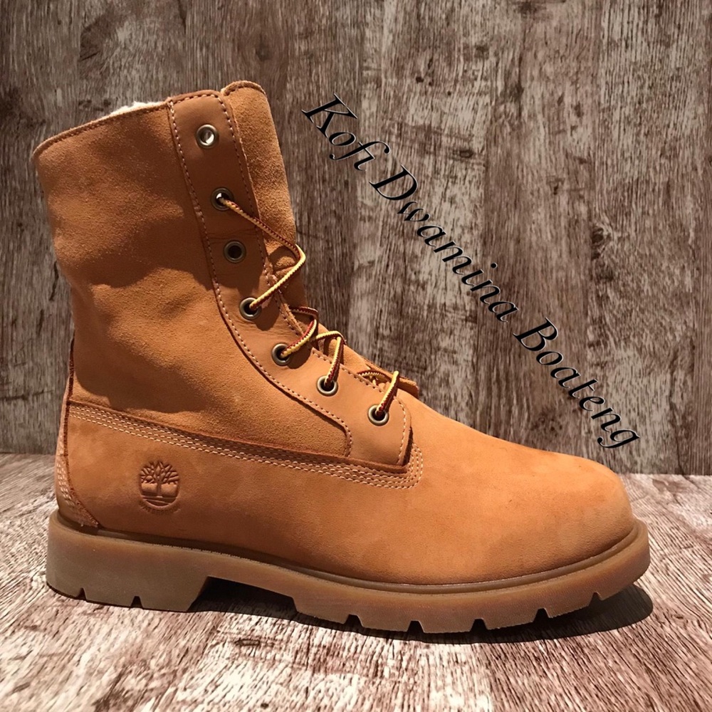 Timberland Linden Wood Fold-Down Teddy Fleec A1KGC - Picture 5 of 8